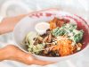 bowl of cooked foods